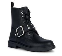 Geox Girl's J Eclair Ankle Boot, Nero, 8.5 UK Child