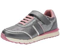 Geox Girl's J Fastics B Sneaker, Grey Old Rose, 7 UK Child