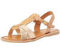 Geox J Sandal Eolie Girl, Cognac Rose Gold, 35 EU