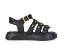 Geox Girl's J Sandal Kodette Gir, Nero, 1 UK