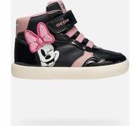 Geox B Gisli Girl, Scarpe da Ginnastica Bambina, Black Old Rose, 25 EU