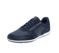 Geox Ionio - Sneakers Traspiranti Con Cerniera Blu - Taglia 41 [26.5cm] Scarpe