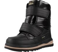 Geox J Adelhide Girl B Ab, Stivali Alti al Ginocchio, Nero, 28 EU