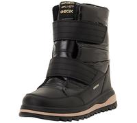 Geox J Adelhide Girl B Ab, Stivali Alti al Ginocchio, Nero, 31 EU
