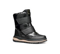 Geox J Adelhide Girl B Ab, Stivali Alti al Ginocchio, Nero, 37 EU
