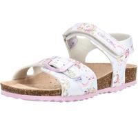 Geox J Adriel Girl C Sandal, Crystal/PINK, 30 EU