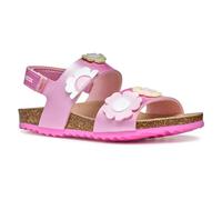 Geox J Adriel Girl D, Sandalo, Dk Pink/Lt Yellow, 33 EU