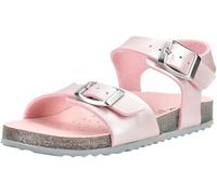 Geox J Adriel Girl I Sandalo, rosa argento, 4 UK