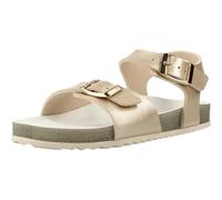 Geox J Adriel Girl I Sandal, Platinum, 39 EU