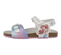 Geox J Adriel Girl, Sandali Bambine e ragazze, White Aquamarine, 35 EU