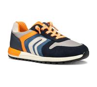 Geox J ALBEN Boy B - Scarpe da Ginnastica Bambino, Lt Grey/Navy,