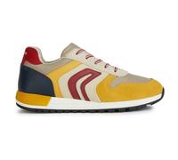 Geox J ALBEN Boy B - Sneakers, Colore Beige/Giallo, 30 EU, Beige Giallo., 30 EU