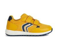 Geox J Album Boy C, Scarpe da Ginnastica, Giallo ocra Navy, 33 EU