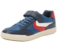 Geox J Arzach Boy A Sneaker, Avio/Red, 25 EU