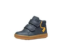 Geox J Arzach Boy Sneaker, Navy/Dk Yellow, 32 EU, Navy Dk Yellow, 32 EU