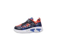 Geox J Assister Boy B, Scarpe da Ginnastica, Navy Arancio, 32 EU