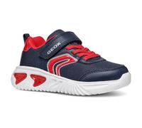 Geox J Assister Boy C, Scarpe da Ginnastica Bambini e Ragazzi, Navy Red C0fuce, 33 EU