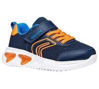 Geox J Assister Boy C - Sneaker da Uomo, Colore Blu Navy/Arancione, 32 EU