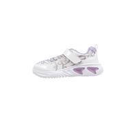 Geox J Assister Girl A - Scarpe da Ginnastica Bambina, White/Multicolor,