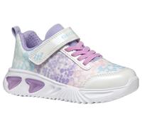 Geox J Assister Girl B - Scarpe da Ginnastica Bambina, White/Lilac,