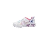Geox J Assister Girl B Sneaker, Bianco/Multicolore, 28 EU