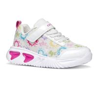 Geox J Assister Girl B Sneaker, Bianco/Multicolore, 33 EU