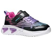 Geox J Assister Girl, Scarpe da Ginnastica, Nero Fucsia, 29 EU