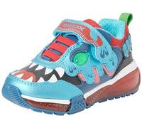 Geox J BAYONYC BOY, Scarpe da Ginnastica Bambini e ragazzi, Lt Blue Red, 24 EU