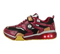Geox J BAYONYC BOY, Scarpe da Ginnastica Bambini e ragazzi, Nero Rosso, 36 EU