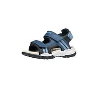 Geox J Borealis Boy A Sandal, Denim/Black, 29 EU