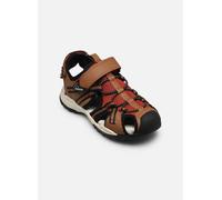 Geox J Borealis Boy B Sandal, LT Brown/Rust, 37 EU