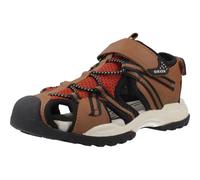 Geox J Borealis Boy B Sandal, LT Brown/Rust, 25 EU