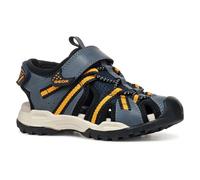 Geox J Borealis Boy B - Sandalo Bambino, Navy/Orange,