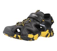 Geox J Borealis Boy C, Sandalo, Black/Yellow, 41 EU