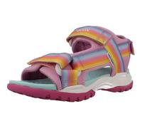Geox J BOREALIS GIRL A - Sandalo Bambina, Dk Pink/Multicolor,