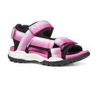 Geox J Borealis Girl A, Sandalo, Fuchsia/Black, 36 EU