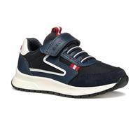 Geox J BRIEZEE Boy A - Scarpe da Ginnastica Bambino, Navy/Dk Red,