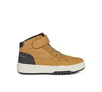 Geox J Bunshee Boy B Abx, Stivaletti Bambini e ragazzi, Giallo/Nero (Dk Yellow/Black), 33 EU