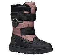 Geox J BUNSHEE PG GIRL B - Scarpone da neve, DK ROSE/BLACK,