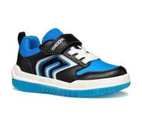 Geox J BUZZERLIGHT Boy B - Scarpe da Ginnastica Bambino, Black/Lt Blue,
