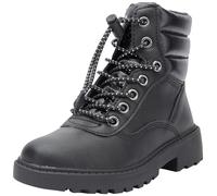 Geox J Casey Girl B ABX, Caviglia Barca, Schwarz, 30 EU