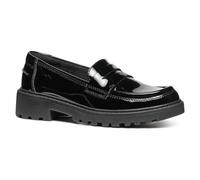 Geox J Casey Girl C, Moccasin, Nero, 40 EU