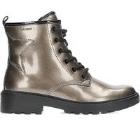 Geox J Casey Girl, Caviglia barca Bambine e ragazze, Nero (Lead/Black), 28 EU