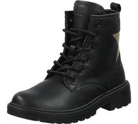 Geox J Casey Girl GAnkle Boots Bambina, Nero Platino, 12.5 UK Child