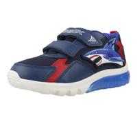 Geox J CIBERDRON Boy B - Scarpe da Ginnastica Bambino, Navy/Red,
