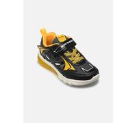 Geox J CIBERDRON Boy Sneaker, Black/Yellow, 32 EU, Nero Giallo, 32 EU