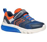 Geox J CIBERDRON Boy C, Scarpe da Ginnastica, Navy/Orange, 32 EU