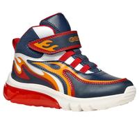 Geox J CIBERDRON Boy C, Scarpe da Ginnastica, Navy/Red, 24 EU