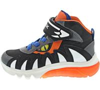 Geox J CIBERDRON Boy D, Scarpe da Ginnastica, Black/Orange, 24 EU