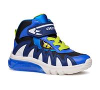 Geox J CIBERDRON Boy D, Scarpe da Ginnastica, Navy/Lime, 32 EU